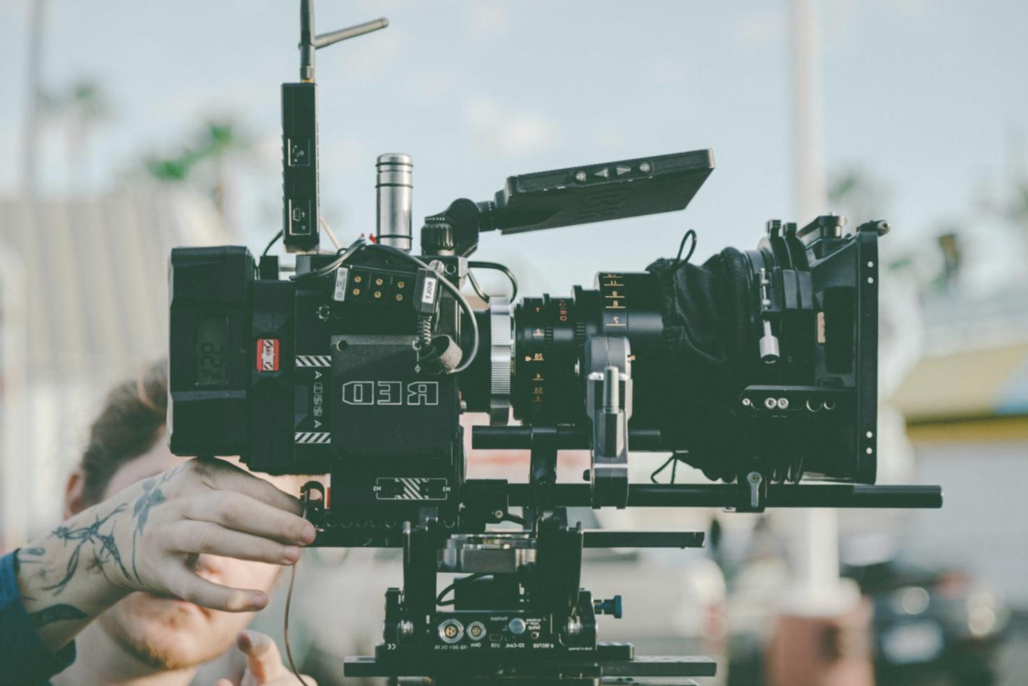 Video editing workspace with timeline and creative tools